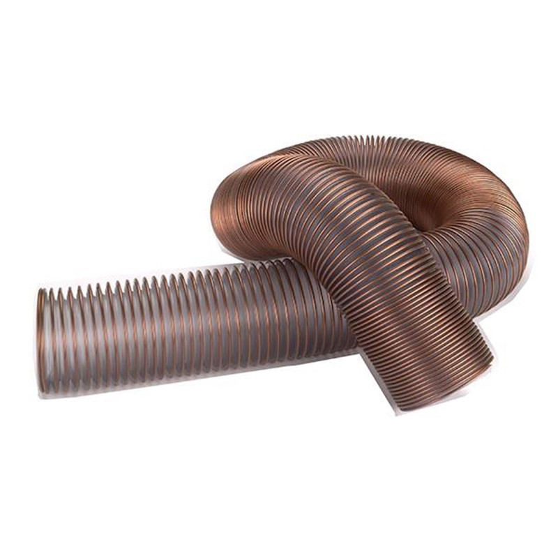 2-1/2" x 12' Flexadux R-4 Stretch Dust Collection Hose - Clear